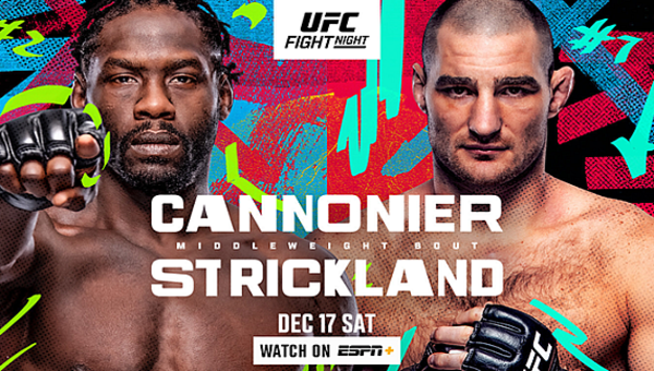 UFC Fight Night: Cannonier vs. Strickland 2022 12/17/22