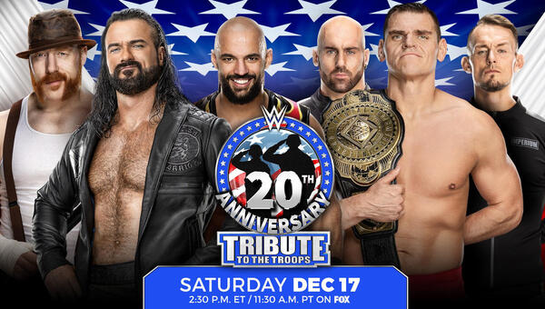 WWE Tribute To The Troops 2022 12/17/22