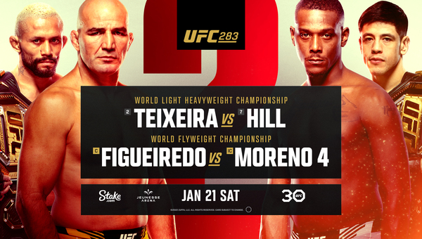 UFC 283 Teixeira vs Hill 2023 1/21/23