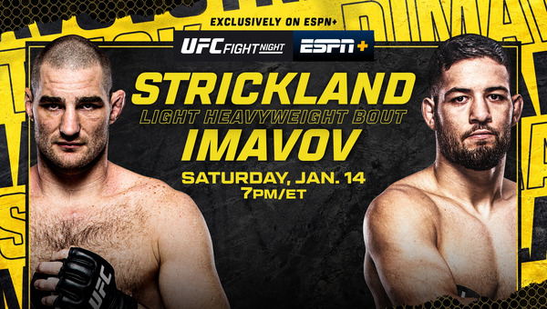 UFC Fight Night: Imavov vs Strickland 2023 1/14/23