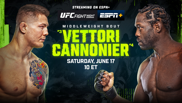 UFC On ESPN 47: Vettori vs. Cannonier 6/17/23 – June 17th 2023