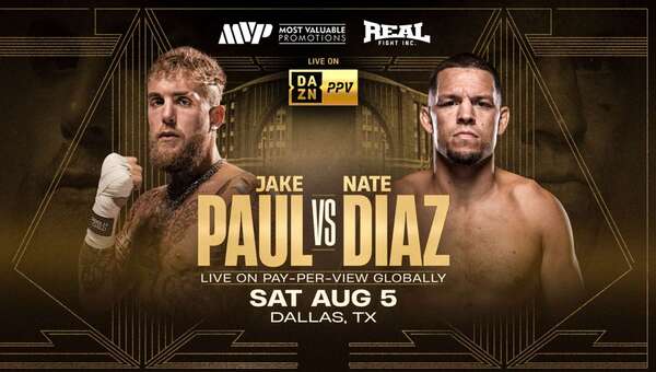 Boxing: Jake Paul vs. Nate Diaz 8/5/23 – August 5th 2023