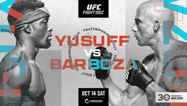 UFC FN : Yusuff vs. Barboza 10/14/23 – October 14th 2023