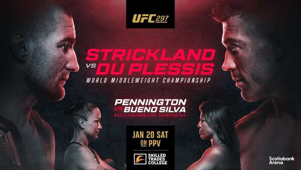 UFC 297: Strickland vs. du Plessis 2024 1/20/24 – January 20th 2024