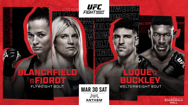 UFC Fight Night: Blanchfield vs. Fiorot 3/30/24 – March 30th 2024